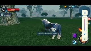 Cow game attack villagersanimals cowlove cow games cowgame gaming cowhelp animals animal [upl. by Annyrb]