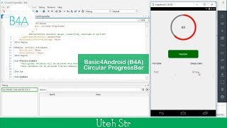 Basic4Android B4A  Circular ProgressBar [upl. by Arakal]