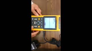 Fluke 123 Industrial ScopeMeter® Hand Held Oscilloscope [upl. by Arteid]