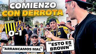 REACCIÓN CON LOS HINCHAS  ALMIRANTE BROWN 01 ATLANTA [upl. by Jovitta884]