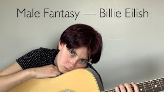 Male Fantasy — Billie Eilish Guitar Cover [upl. by Nanreik]