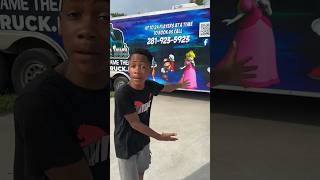 Dad gets mad and makes kids get out of the gaming truck shorts [upl. by Chaing]