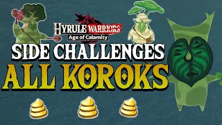 ALL 12 Korok Seeds in Side Challenges  Hyrule Warriors Age of Calamity [upl. by Ennahoj305]