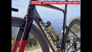 Présentation du Cannondale SuperSix Evo LAB71 [upl. by Arlen70]