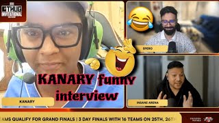 KANARY funny interview ever 🤣😂 Thug Invitational Tournament bgmiesports kanary thug spero [upl. by Aikenahs]