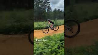 Bike Jumping loop beginner mtblife mtb swinleybikehub2625 [upl. by Nuncia]