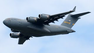 2024 First State Airshow  C17 Globemaster III Demonstration [upl. by Aryhs]