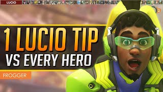 1 LUCIO TIP for EVERY HERO ft Frogger [upl. by Eibber]