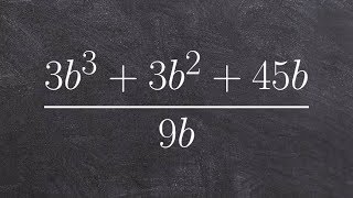 Dividing a trinomial by a monomial [upl. by Starlin956]