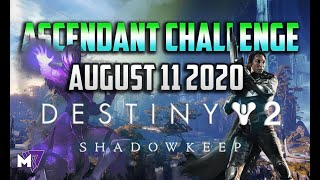 Ascendant Challenge August 11 2020 Solo Guide  Destiny 2  Corrupted Eggs amp Lore Location [upl. by Jacquetta377]