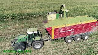 Maishäckseln 2018 Teil 8 LU Loritz Krone Big X 700 12 Reiher Fendt 4K [upl. by Oster592]