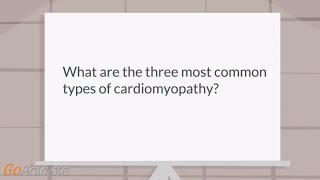 What are the types of cardiomyopathy [upl. by Gant582]