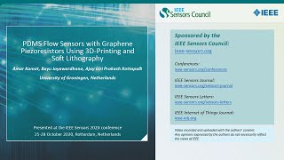 PDMS Flow Sensors with Graphene Piezoresistors Using 3DPrinting and Soft Lithography [upl. by Ayadahs58]