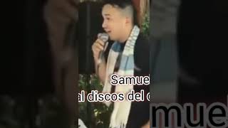 asi canta Samuel Morales el hijo de Kaleth con discos de Diomedes Díaz [upl. by Dis]