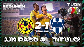 HIGHLIGHTS  América 21 Monterrey  Liga Mx AP2024  Final IDA  TUDN [upl. by Nan906]