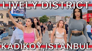 Turkiye🇹🇷Istanbul Asian Side KadikoyFake MarketRestaurantsFashion MarketShopsPob WalkingTour4K [upl. by Negrom]