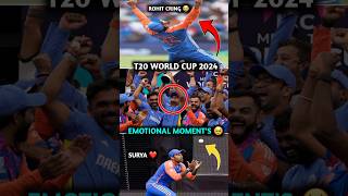 T20 Word Cup 2024 Final Emotion Moments 🥹  Wait For End ✅ shorts cricket [upl. by Adallard]