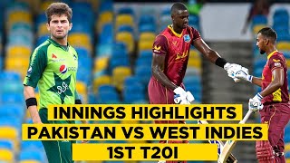 Pakistan vs West Indies  1st T20I  1st Innings Highlights  PCB  MA2E [upl. by Vince]