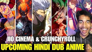 😍Upcoming Hindi Dubbed Anime Series On Jio Cinema amp Crunchyroll  Top 18 Hindi Dub Anime 2025 [upl. by Godderd]