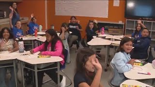 Anaheim Elementary School District students head backtoschool [upl. by Ainuj]