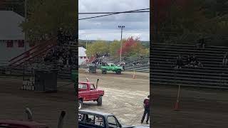 1100 hp versus the dead weight sled No contest lol fyp modified power squarebodychevy [upl. by Nylirek]