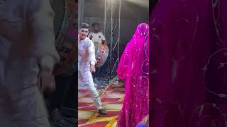 Wedding dance ✨marwadi jodhpuri desi fouji ghunghat couplegoals dance djremix [upl. by Murtha142]