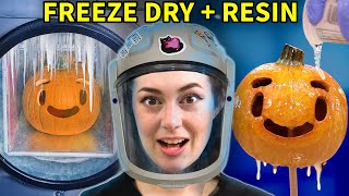 Will Freeze Drying  Resin Preserve a Pumpkin Forever [upl. by Nede]