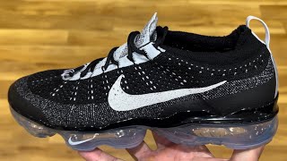 Nike Air Vapormax 2023 Flyknit Black Blue Tint Shoes [upl. by Pedaiah]