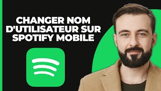 Comment changer de nom dutilisateur sur Spotify MOBILE [upl. by Arymas]