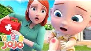 The Boo Boo Song  Baby Gets a Boo Boo  Super JoJo Nursery Rhymes amp Kids Songs [upl. by Einohtna]