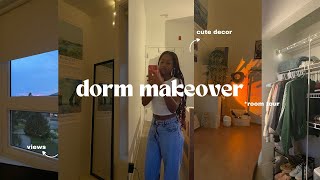 Dorm Makeover  room tour  uni diaries [upl. by Schramke]