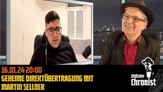 Aufzeichnung vom 160124 Geheime Direktübertragung mit Martin Sellner [upl. by Tteirrah]