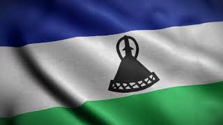 Lesotho flag HD  Lesotho national anthem [upl. by Smith]