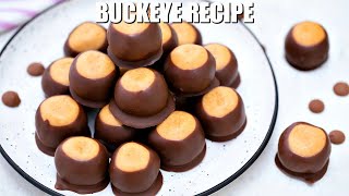 Classic Buckeye Recipe  Sweet and Savory Meals [upl. by Yelak]