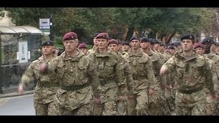 Household Cavalry Parades In Windsor  Forces TV [upl. by Rehpotirhc]