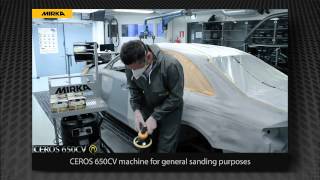 MIRKA CEROS 650CV Schuurmachine  Car Repair Online Products CROP [upl. by Suelo]