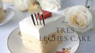 How to Make Tres Leches Three Milk Cake [upl. by Onida]