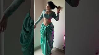 Saree draping in dhoti style🔥❤️😍✅ trending saree fashion fliplkart womensclothing love [upl. by Yk]