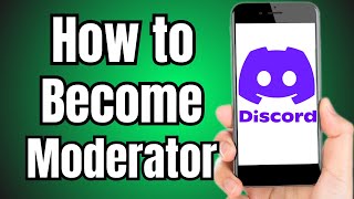 How to Become a Discord Moderator [upl. by Nnaeitak724]