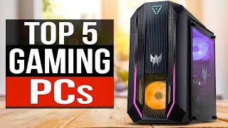 TOP 5 Best Gaming PCs 2024 [upl. by Aurea]