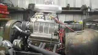 rat rod sbc blower blown bbc 671 supercharger ford [upl. by Lia]