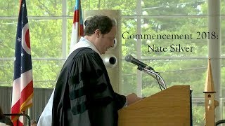 Kenyon College Nate Silver Commencement Address 2018 [upl. by Otilesoj]