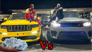 Ghost Hlubi Range Rover SVR Vs TRACKHAWK Race For R50 000 [upl. by Aicittel]