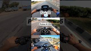 Pulsar 125 vs N125 vs NS 125 🔥 First Gear Challenge shorts ns125 [upl. by Ssidnak]