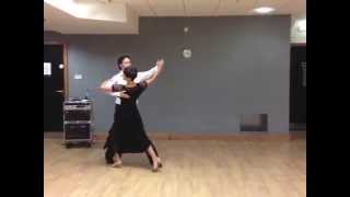 Slow Foxtrot Intermadiate Routine  Inspiration 2 Dance London [upl. by Pani]