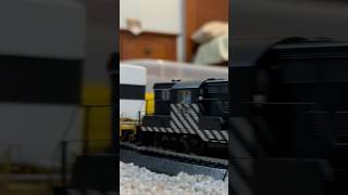 GP9 running Long Hood Forward railfans railfaning modelrailroad [upl. by Onnem]