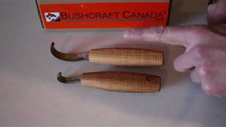 Svente Djarv Spoon and Crook Knives and Adze view by wwwbushcraftcanadacom [upl. by Vincenty]