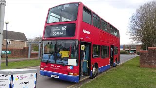 Preserved Metroline Dennis TridentPlaxton President TPL264 LN51KYY on 465 [upl. by Ohcirej]