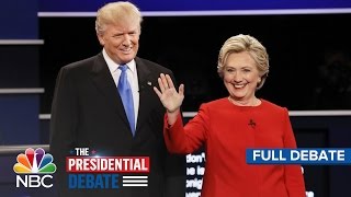 The First Presidential Debate Hillary Clinton And Donald Trump Full Debate  NBC News [upl. by Akemet]