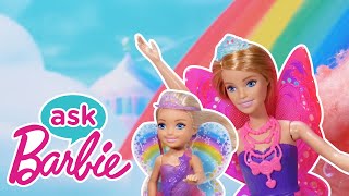 Barbie  Ask FAIRY Barbie About Fairy Dust Wings and Wishes [upl. by Schroth]